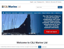 Tablet Screenshot of cjmarine.co.uk